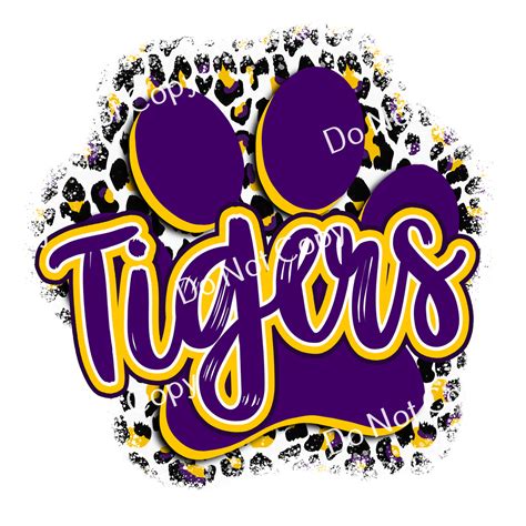 Tribal Tiger Paw Print