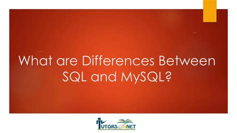 Image result for Difference Between SQL
