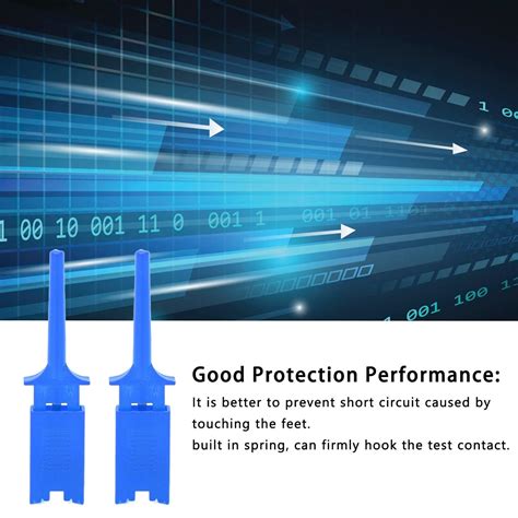 Buy 20Pcs Mini Grabber Test Hooks Flat Test Hook Clips for Multimeter ...