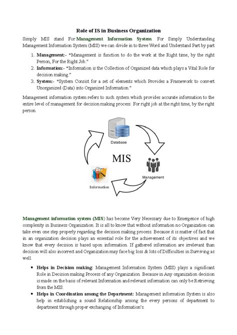 BCA-3rd Sem MIS Unit 1 Lecture 2: Fundamental Concepts of IS - Studocu