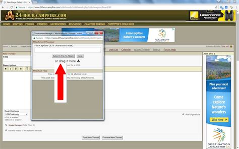 New Image Gallery - Simple Instructions for Secure Images - 24hourcampfire