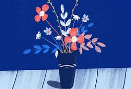 Image result for Black Flower in Vase No Background