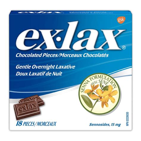 Ex-Lax Chocolate Pieces 15 mg - CTC Health