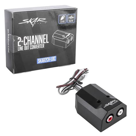 SKAR2CH-LOC | 2-Channel Speaker Wire to RCA Adapter Line-Out Converter ...
