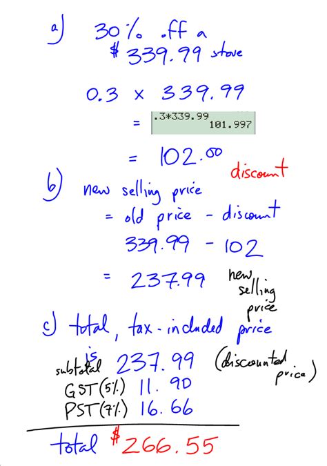 Image result for Math Mark Down Example