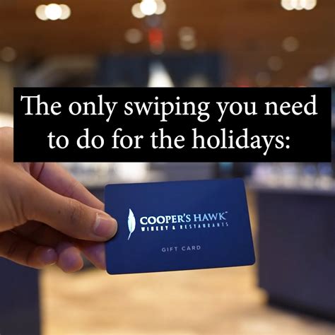 Cooper's Hawk Gift Card | wine, wine, gift card, gift card | Swiping ...