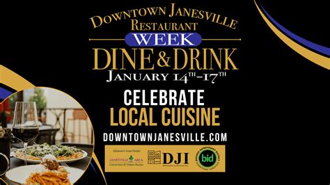 Downtown Janesville Restaurant Week | Downtown Janesville, Wisconsin