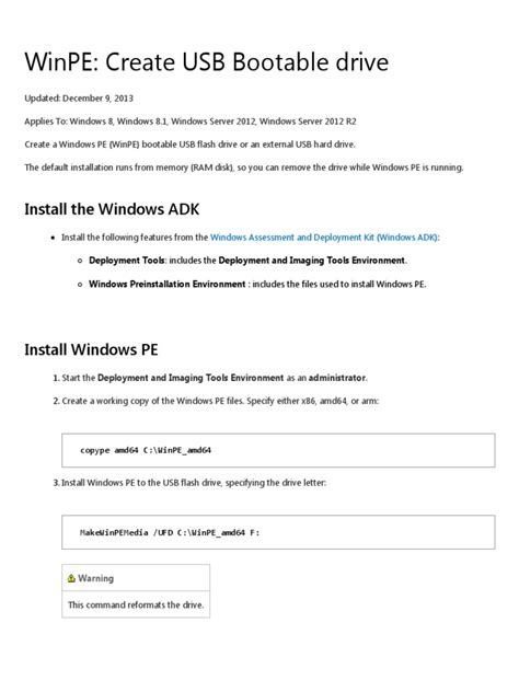 Image result for Windows PE Bootable USB