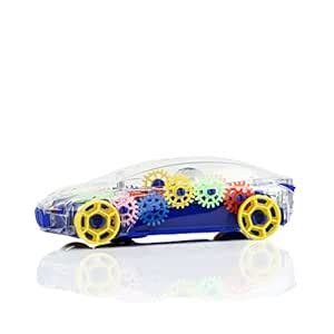 Buy Chanak Transparent Gear Car for Kids, Concept Gear Cars with Music ...
