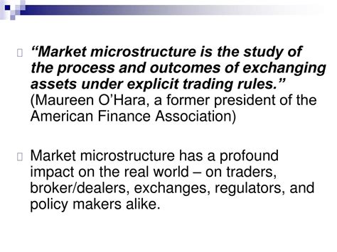 PPT - Research Methodology in Market Microstructure PowerPoint ...