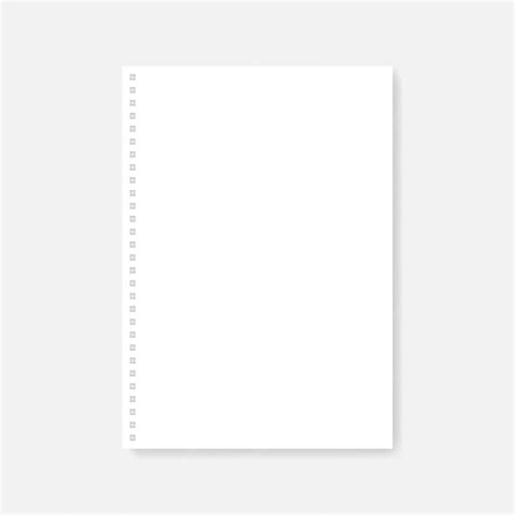 Feuille de papier blanc A4 perforée à trous carrés pour reliure à ...