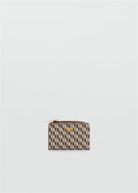 Wallet with printed logo - Women | MANGO Hong Kong SAR of China