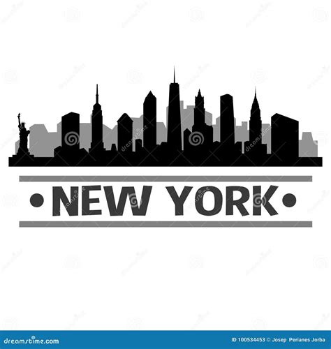 New York City Skyline Illustration