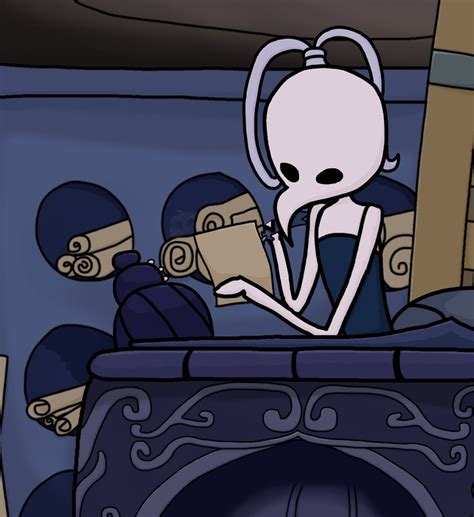Iselda drawing a map of her and Cornifer's shop [OC] : r/HollowKnight