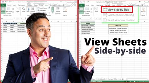Image result for Excel Side-by-Side View