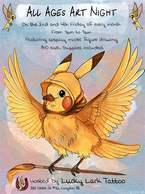 (ALL AGES) Art Class (BIWEEKLY) Featuring Cosplay Figure Drawing, Lucky ...