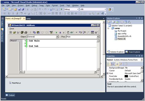 Visual Basic 2010 的图像结果