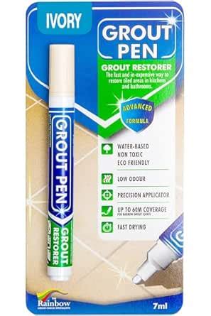Rainbow Chalk Markers Limited Grout Pen Ivory Tile Paint Marker ...