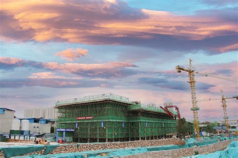 中国水电三局 基层动态 南阳市医圣祠文化园项目标本馆主体完工