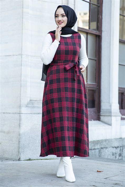 Ekose Desenli Jile 7552-8 - Modasena