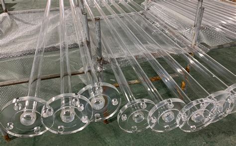 带法兰石英玻璃管加工定制-东海县创通石英制品有限公司