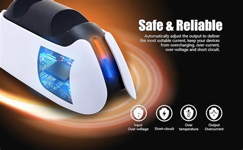 PSS PS5 Controller Charger, Fast Charging Dock Station with Type-C ...