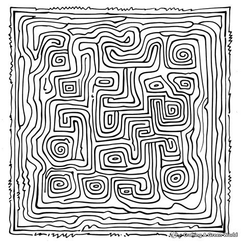 Maze Coloring Pages - Free & Printable!