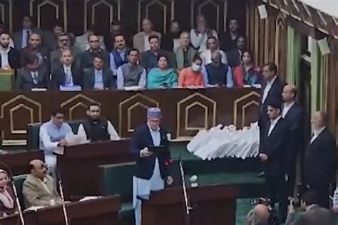 Omar Abdullah presents budget, says committed to transforming J&K's economy