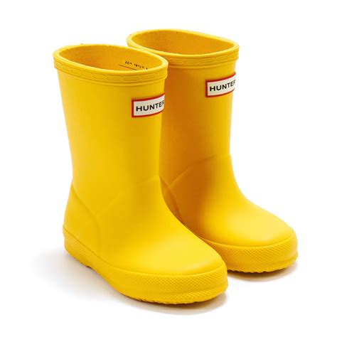 Yellow Hunter Rain Boots