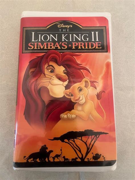 Disney's Lion King 2 Simba's Pride VHS - Etsy