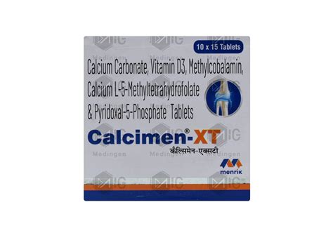 Calcimen XT Tablet : View Uses, Side Effects, Price & Substitutes.