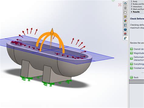 SolidWorks Stress Analysis Tutorial 的图像结果