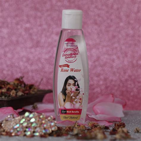 Unlock Radiant Skin with Pure Herbal Real Red Rose Water. – Samudhrika ...