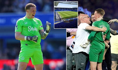 Jordan Pickford admits the pressure is on Everton to sign off in style ...