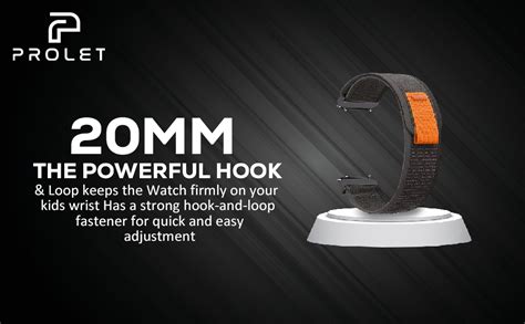 Prolet 20mm Nylon Sport Replacement Bands and Loop Compatible With ...