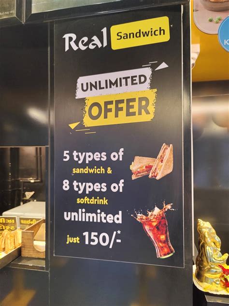 Menu at Real Sandwich, Rajkot, Nr Matuki Restaurant