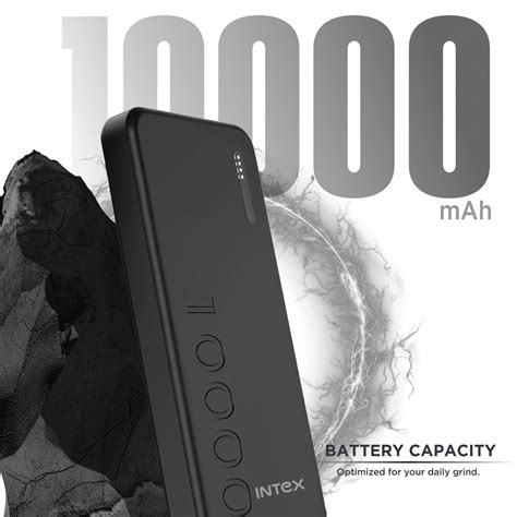 Intex PowerFlex 10X 10000mAh Power Bank | 12W Fast Charging | Dual USB ...
