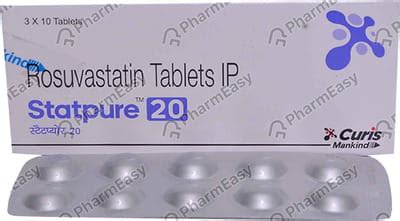 Statpure 20 MG Tablet (10): Uses, Side Effects, Price & Dosage | PharmEasy