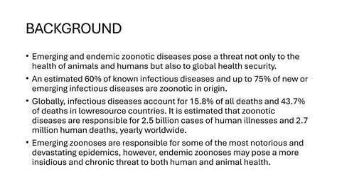 One health Programme for Prevention and Control of Zooness | PPTX