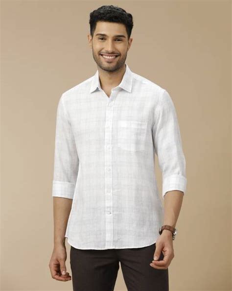 Pure Linen Mens Shirts - Buy Pure Linen Mens Shirts Online at Best ...