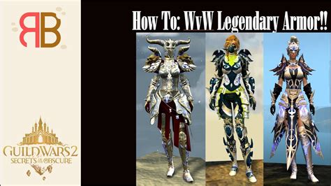 GW2 | How to Craft the WvW Legendary Armor! - YouTube