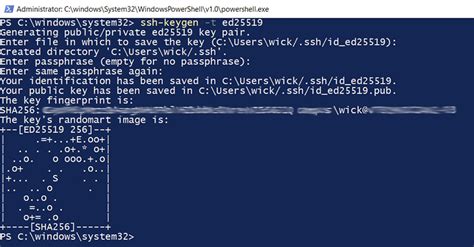 Image result for Using Ssh-Keygen Windows 1.0