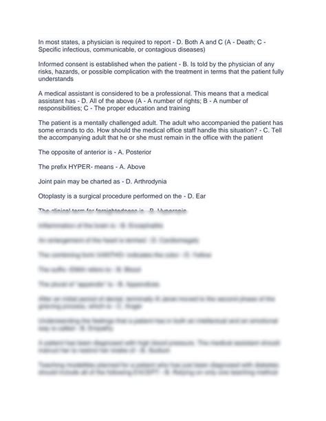 SOLUTION: Rma practice exam 2022 test review solution questions and ...