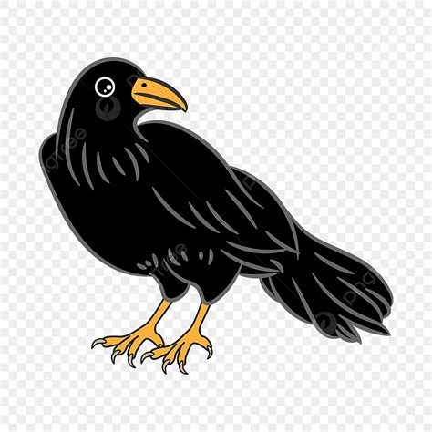Clipart Of A Crow