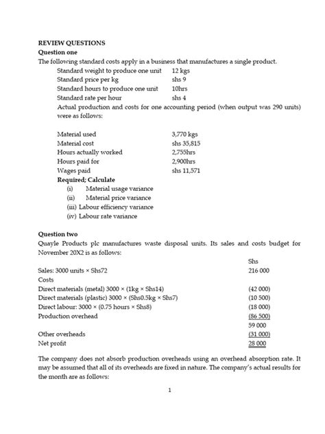 Image result for Inverse Variance Questions