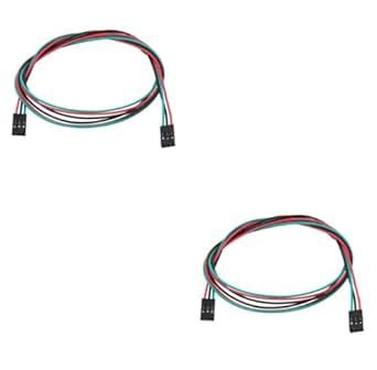Pro3D (2 Pcs) 70cm 3 Pin Female to Female Dupont Cable for 3D Printer ...