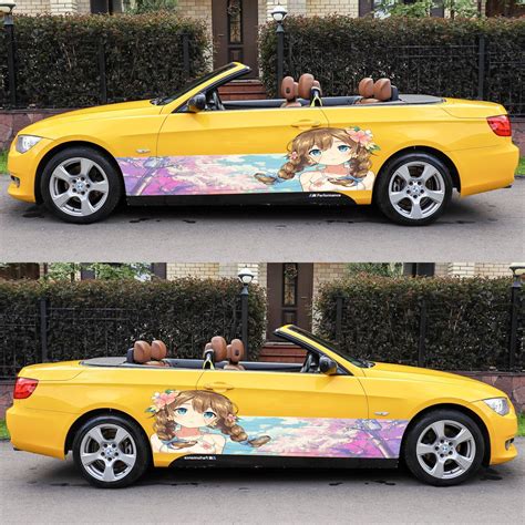 ANIME Manga Anime Car Stickers Japanese Car Decals Anime | Etsy