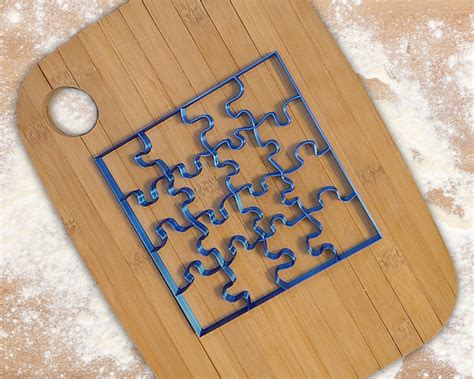 Jigsaw Puzzle Cookie Cutter | Now DISHWASHER SAFE! | Great for Non ...