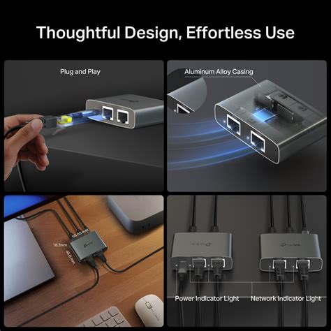 EH310 | 1 to 3 Gigabit Ethernet Splitter | TP-Link India