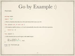 Image result for Go Explained